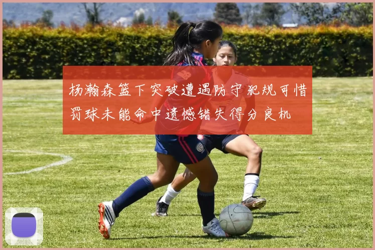 杨瀚森篮下突破遭遇防守犯规可惜罚球未能命中遗憾错失得分良机